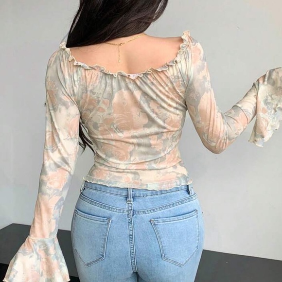 DAZY vintage mesh top - Picture 8 of 8